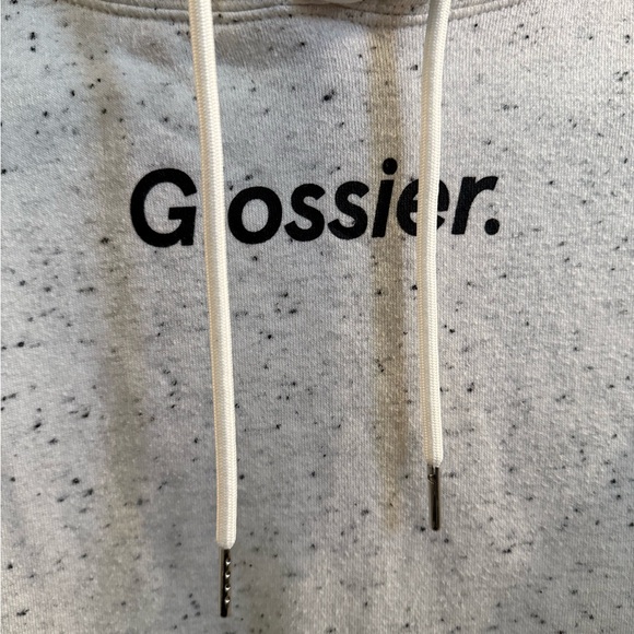 Glossier Light Gray Terrazzo Hoodie - Picture 2 of 7